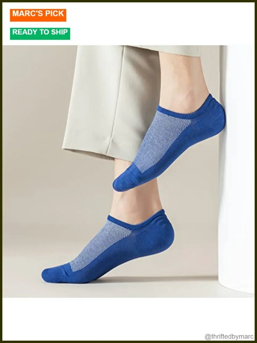 No Show Socks Low Cut Ankle Short Socks for Men Cotton Non Slip Grips